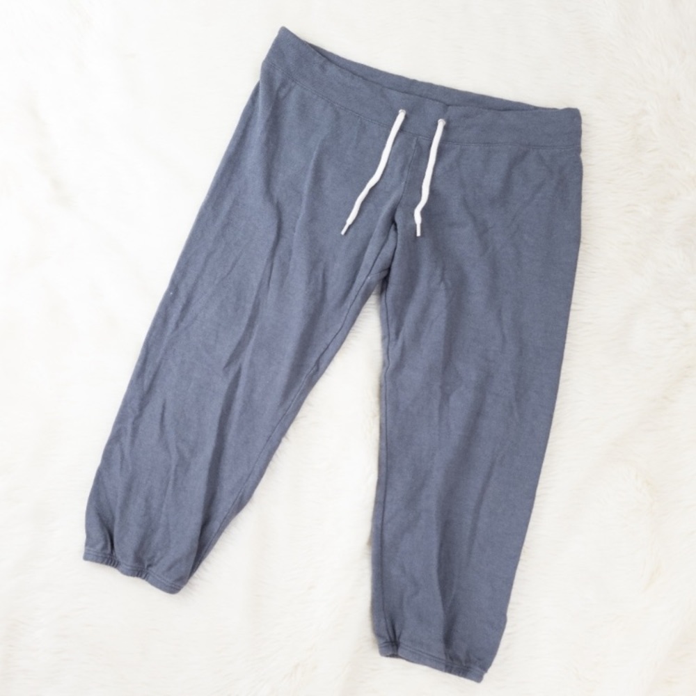 Monrow Classic Cropped Jogger Sweatpants